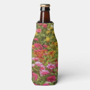ENFRIADOR DE BOTELLAS FLORAL/ROSA, NARANJA, AMARILLO, COLORES VERDES