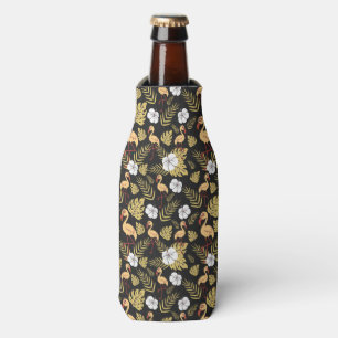 Enfriador De Botellas Flores amarillas y blancas sin costura