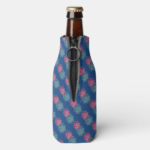 Enfriador De Botellas Flores caprichosas (rosa/azul)