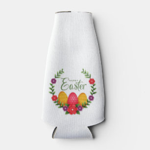 Enfriador De Botellas Flores felices de huevos de Pascua-23798