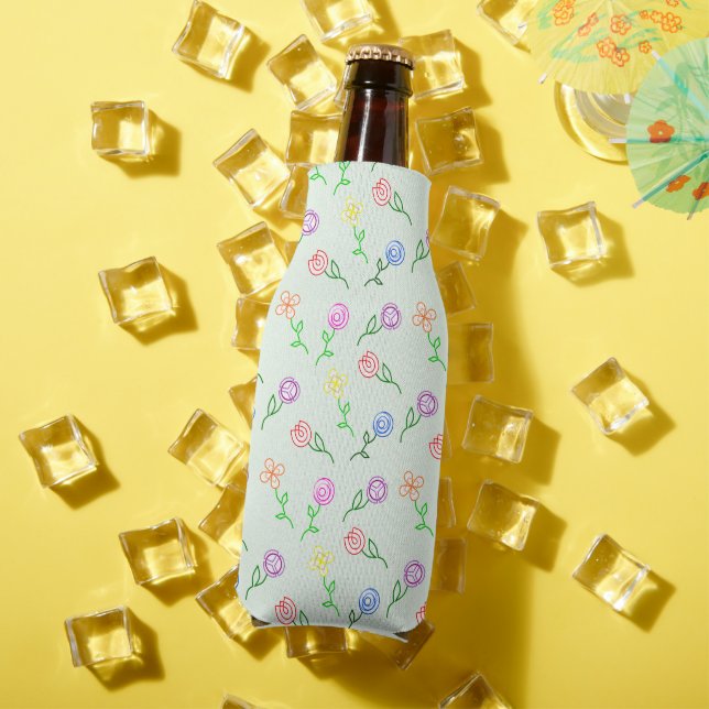 Enfriador De Botellas Flores geométricas (Verano in situ)