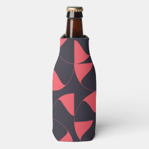 Enfriador De Botellas Flores geométricas circulares abstractas, elegante