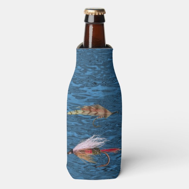 ENFRIADOR DE BOTELLAS FLY FISHING (Frente de la botella)