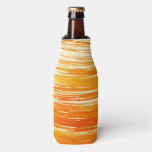 Enfriador De Botellas Fondo amarillo abstracto de la acuarela