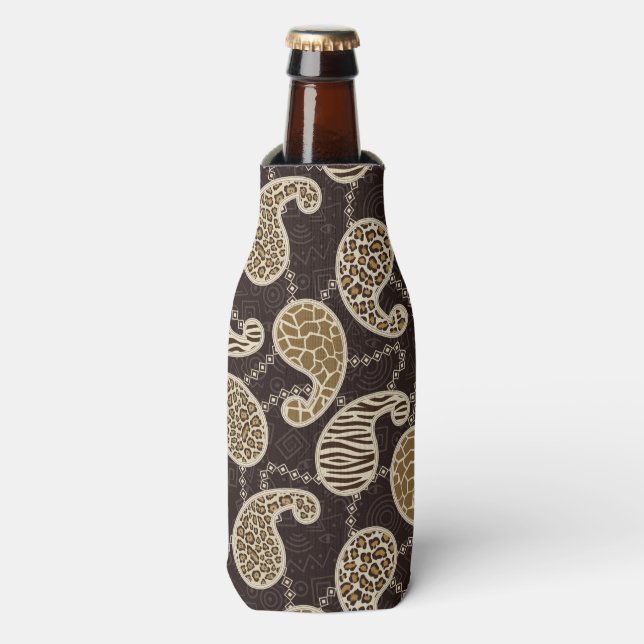 Enfriador De Botellas Fondo de estilo Paisley (Frente de la botella)