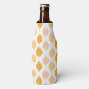 Enfriador De Botellas Fondo de oro abstracto del modelo del ogee