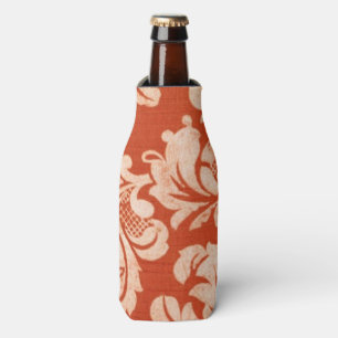 Enfriador De Botellas Fondo floral del papel pintado del vintage
