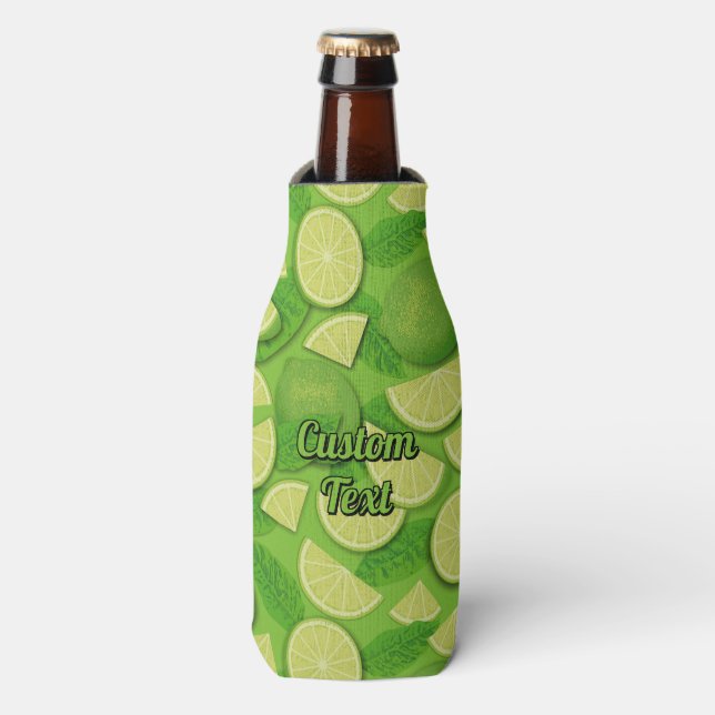 Enfriador De Botellas Fondo Lime (Frente de la botella)