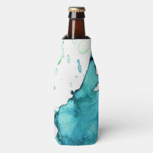 Enfriador De Botellas Fondo pintado a mano 2 de la acuarela abstracta