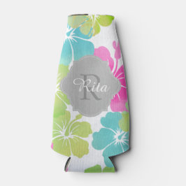 Enfriador De Botellas Fondo PixDezines hibiscus/DIY