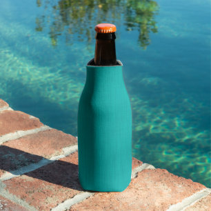 Enfriador De Botellas Fondo texturizado turquesa calmado y simple