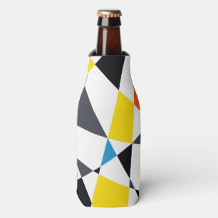 Enfriador De Botellas Formas geométricas coloridas, frescas, modernas y