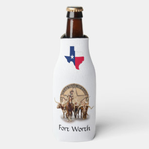 Enfriador De Botellas Fort Worth Longhorns & Trail of Fame Bottle Cooler