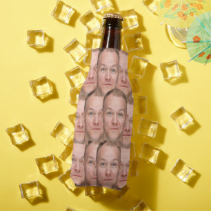 Enfriador De Botellas Foto personalizada Face Picture Funny Única