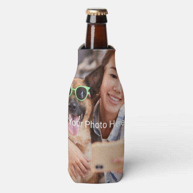 Enfriador De Botellas Foto Personalizado personalizada (Frente de la botella)