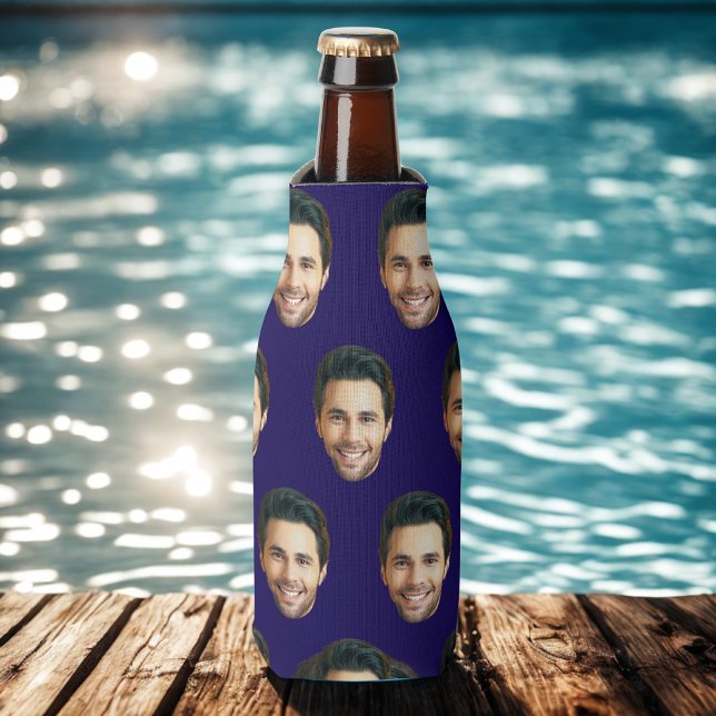 Enfriador De Botellas Foto única de imagen de cara divertida personaliza (Subido por el creador)