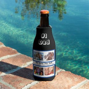 Enfriador De Botellas Fotos de familia personalizadas Regalos para pap
