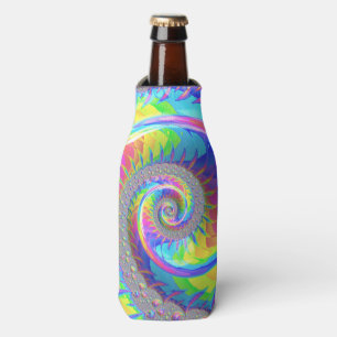 Enfriador De Botellas Fractal Neon Rainbow