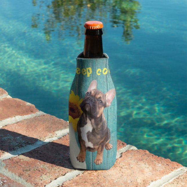 Enfriador De Botellas Französische Bulldogge Getränkekühler (Piscina in situ)