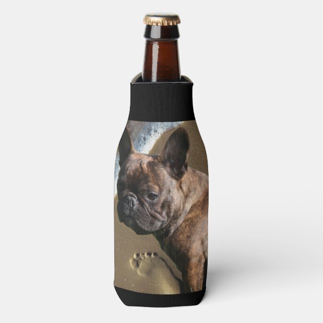 Enfriador De Botellas Französische Bulldogge Getränkekühler (Frente de la botella)