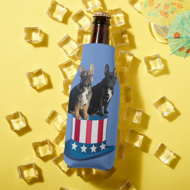 Enfriador De Botellas Französische Bulldogge Hut French Bulldog  (Verano in situ)