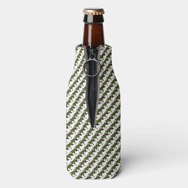 Enfriador De Botellas Frasco de Camo Verde (Reverso de la botella)