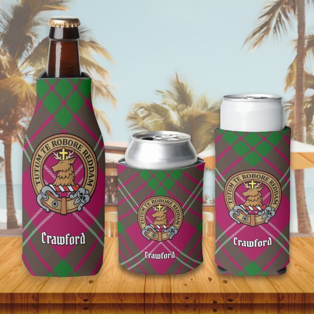 Enfriador De Botellas Frasco de Escudo de Clan Crawford (Subido por el creador)