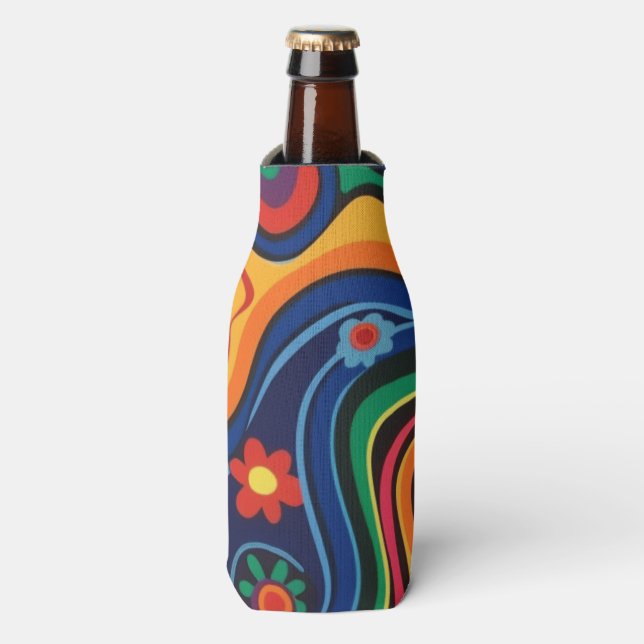 Enfriador De Botellas Frasco de Hippie (Frente de la botella)