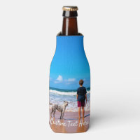Frasco de texto de fotos de personalizado con tus