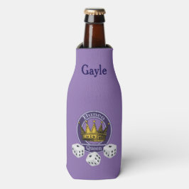 Enfriador De Botellas Frasco Personalizado de Bunco Queen