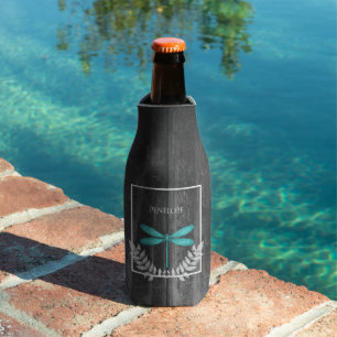 Enfriador De Botellas Frasco verde azulado Rústico Personalizado Frasco