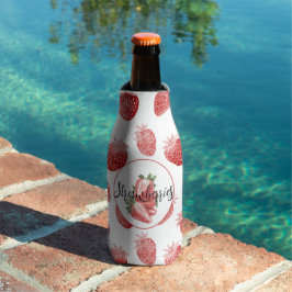 Enfriador De Botellas Fresas Rojas Fruta