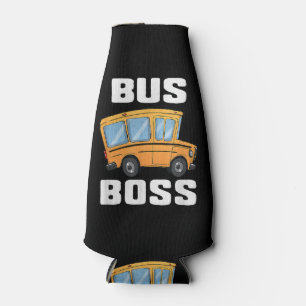 Enfriador De Botellas Funny Bus Boss School Bus Driver