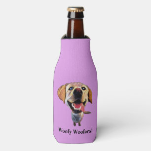 Enfriador De Botellas Funny Personalizado Labrador Recuperador Frasco Fr