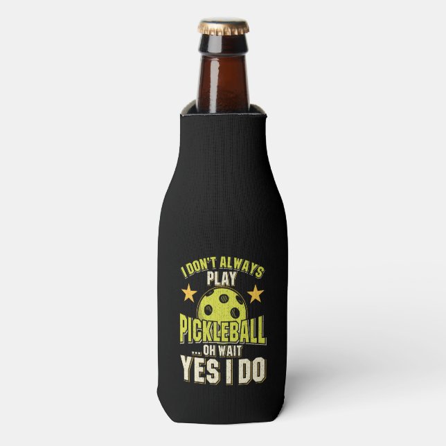 Enfriador De Botellas Funny Pickleball (Frente de la botella)