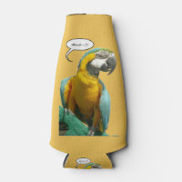 Funny Talking Parrot Personalizable Frasco