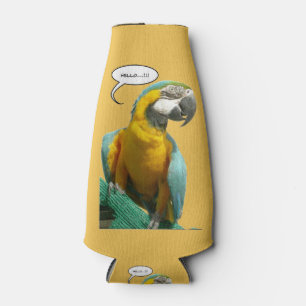 Enfriador De Botellas Funny Talking Parrot Personalizable Frasco