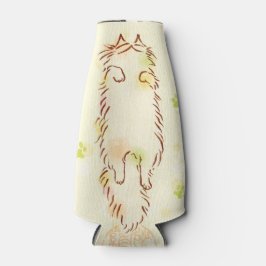 Enfriador De Botellas Gato sudoroso floffy