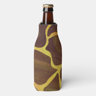 Enfriador De Botellas Giraffe Brown and Yellow Print