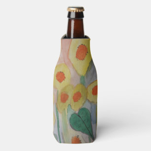Enfriador De Botellas Girasoles abstractos
