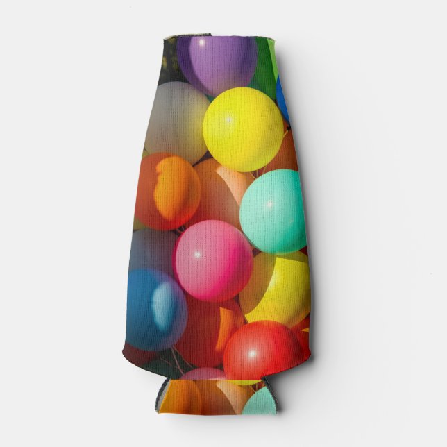 Enfriador De Botellas Globos de juguetes coloridos (Anverso)