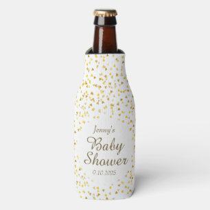 Enfriador De Botellas Gold Love Hearts Baby Shower / Sprinkle / Parejas