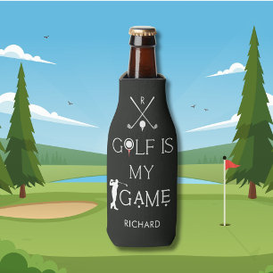 Enfriador De Botellas *Golf Moderno Personalizado es Mi Juego Personaliz