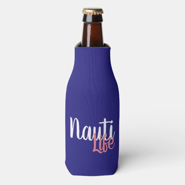 Enfriador De Botellas Grabación de bonito NAUTI LIFE SCRIPT (Frente de la botella)
