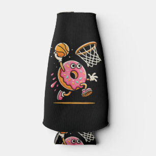 Enfriador De Botellas Gracioso Donut Dunking Basketball Food Champ Sport