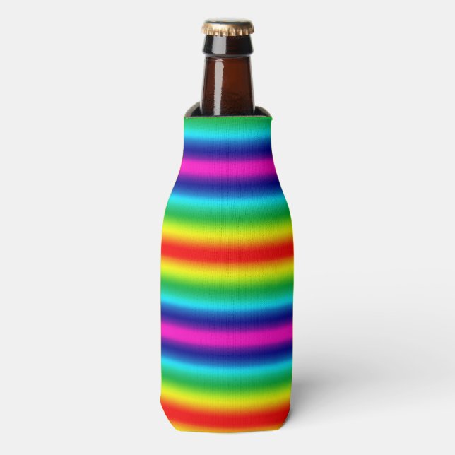 Enfriador De Botellas Gradiente arcoiris. (Frente de la botella)