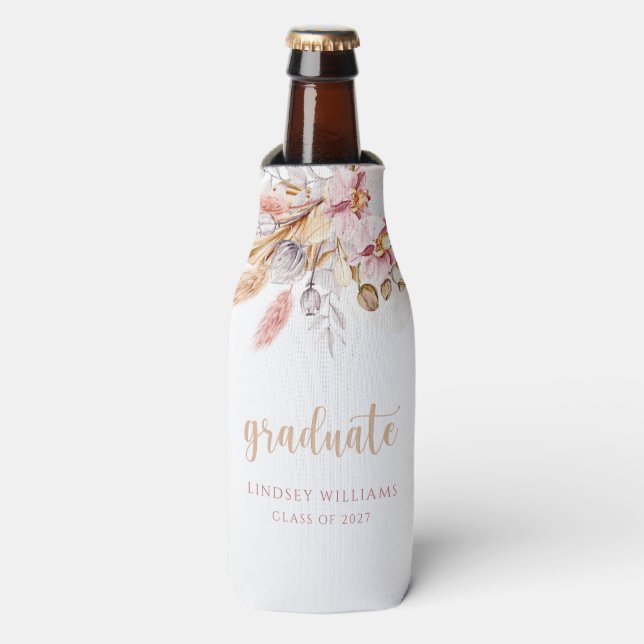 Enfriador De Botellas Graduación de Graduación de Pampas Rosa Bohemias c (Frente de la botella)
