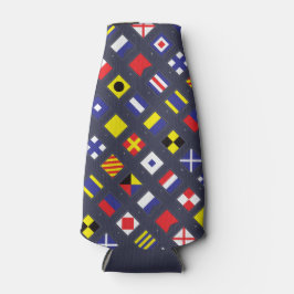 Enfriador De Botellas Gráfico de bandera náutica