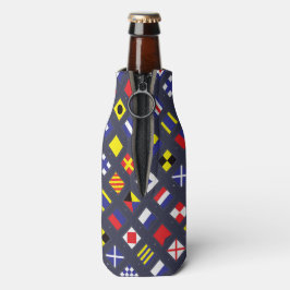 Enfriador De Botellas Gráfico de bandera náutica