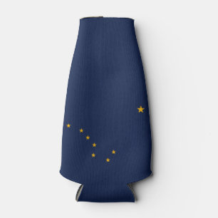 Enfriador De Botellas Gráfico dinámico de la bandera del estado de Alask